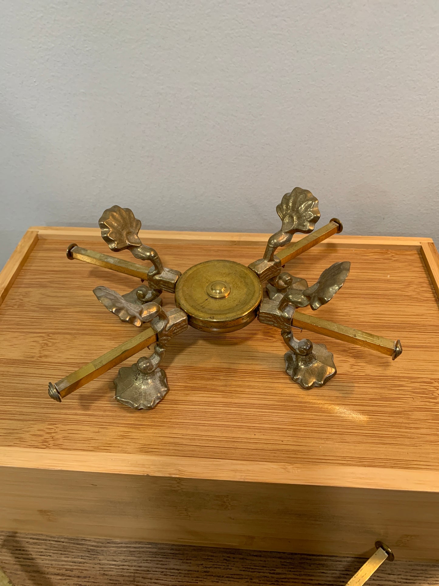 Adjustable Brass Trivet