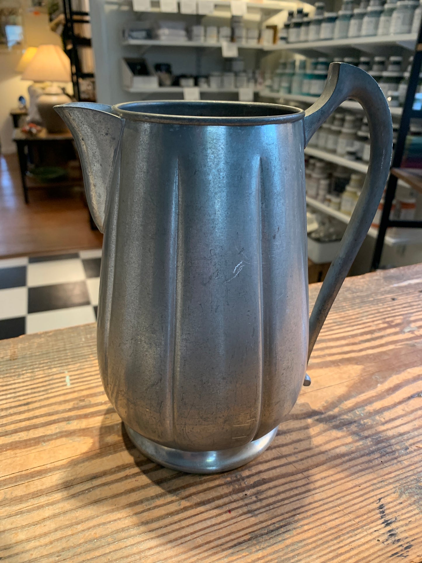 Pewter Pitcher