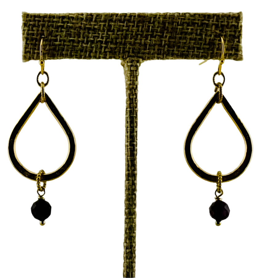 Tourmaline Teardrop Earrings