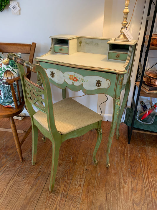 Antique Writing Desk and Chair