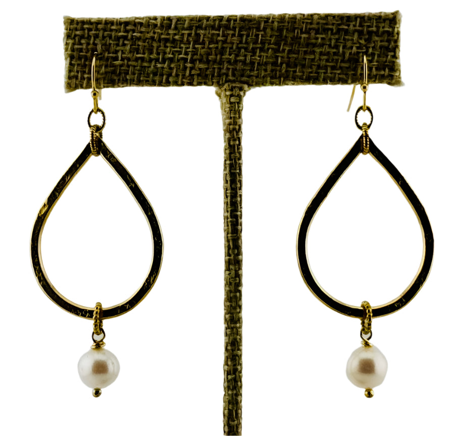 Pearl Teardrop Earrings