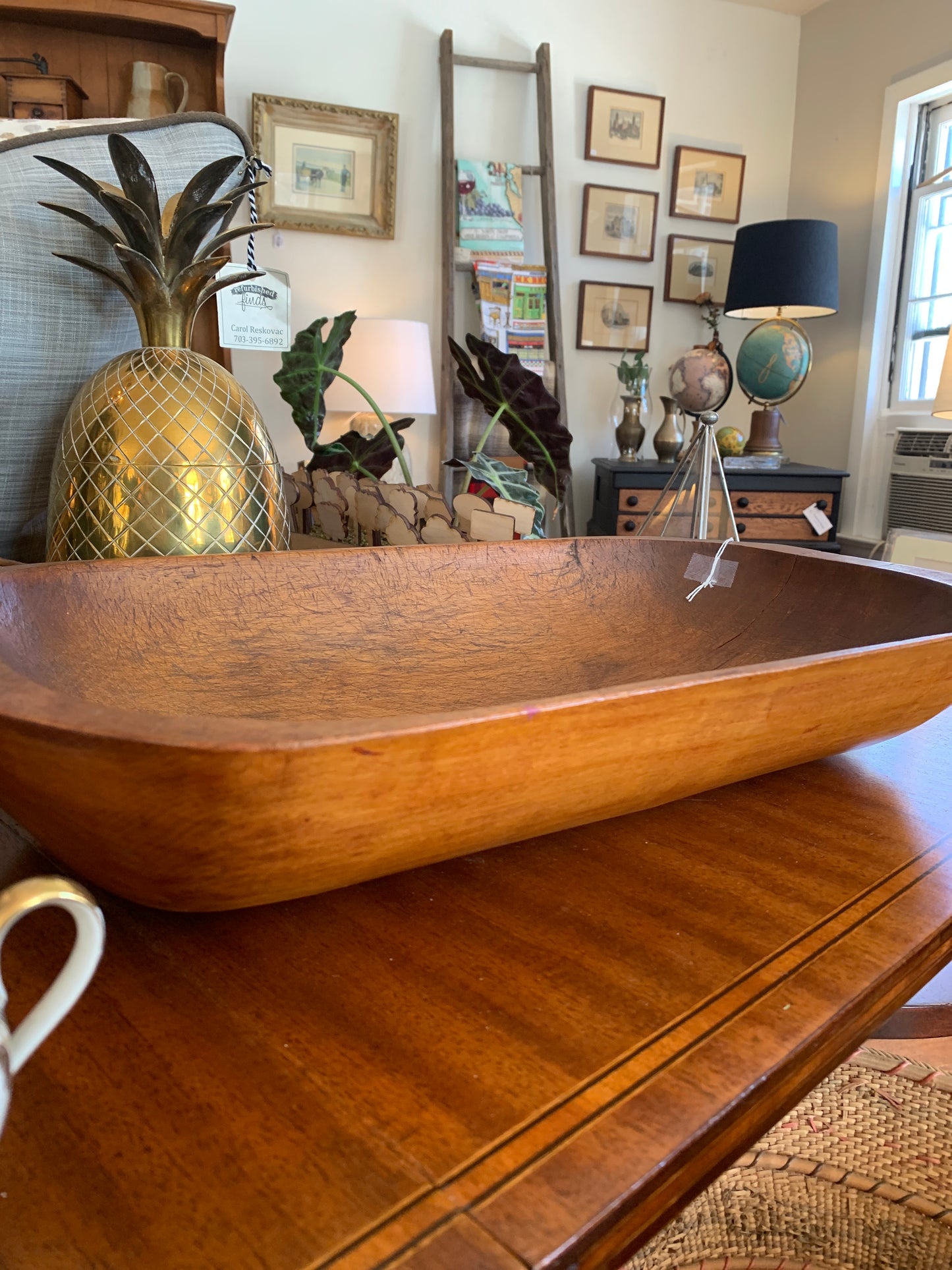 Antique Dough Bowl