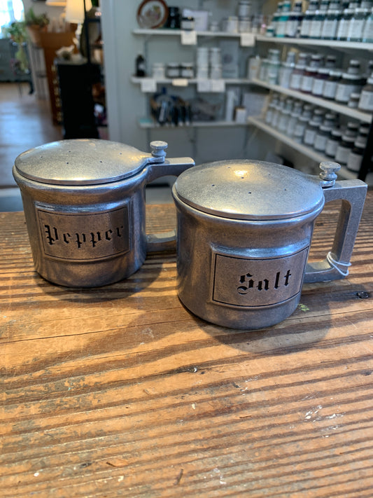 Pewter S + P Shakers