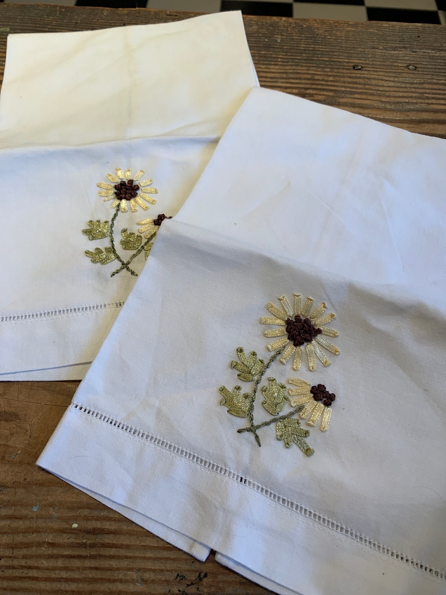 Linen Tea Towels, Pair