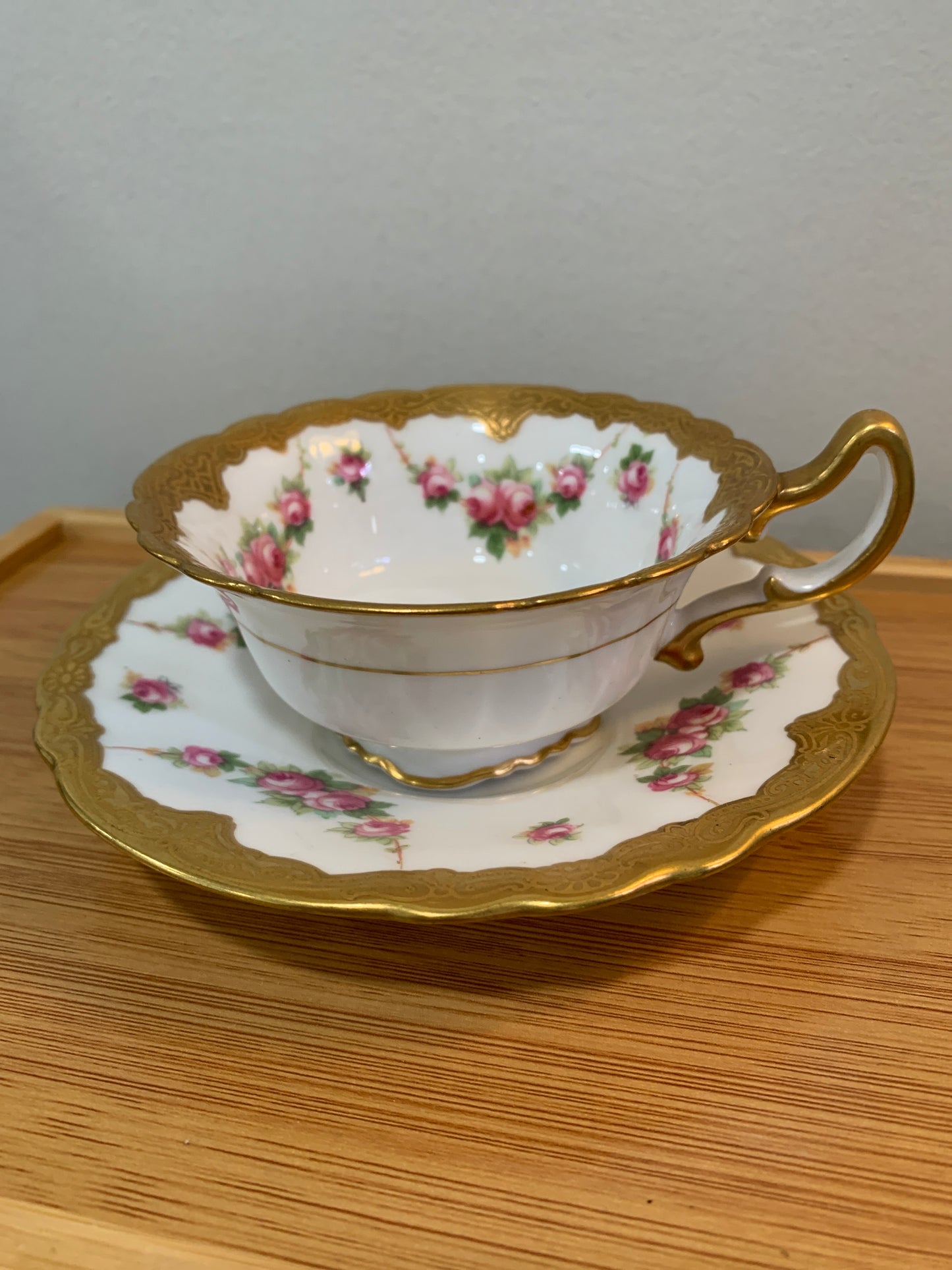 Vintage Tiffany and Co Tea Cup + Saucer