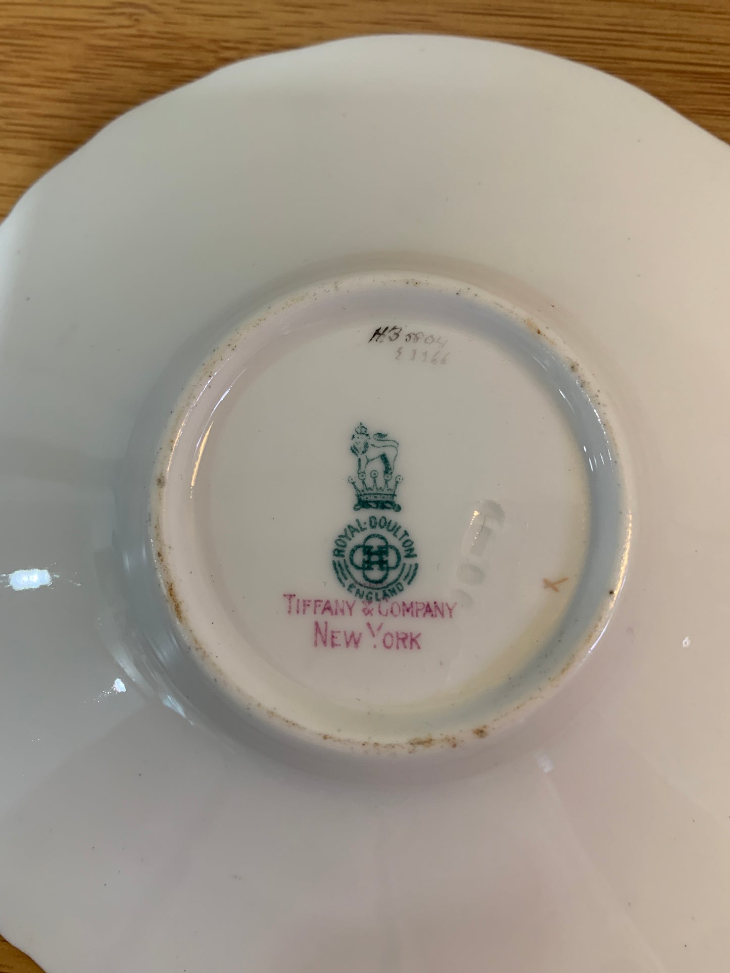 Vintage Tiffany and Co Tea Cup + Saucer