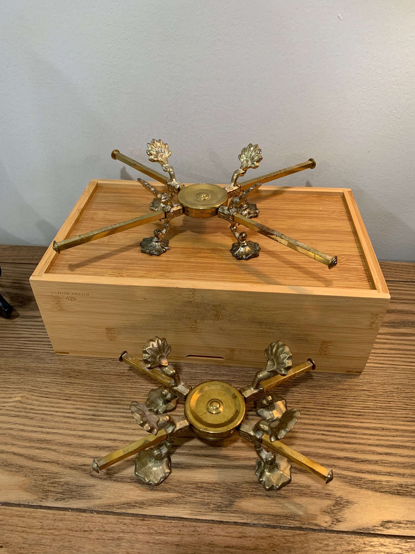 Adjustable Brass Trivet