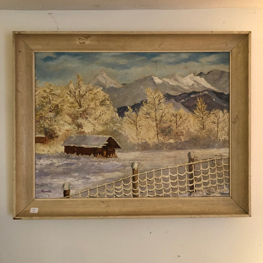 Artwork: Cabin In Winter