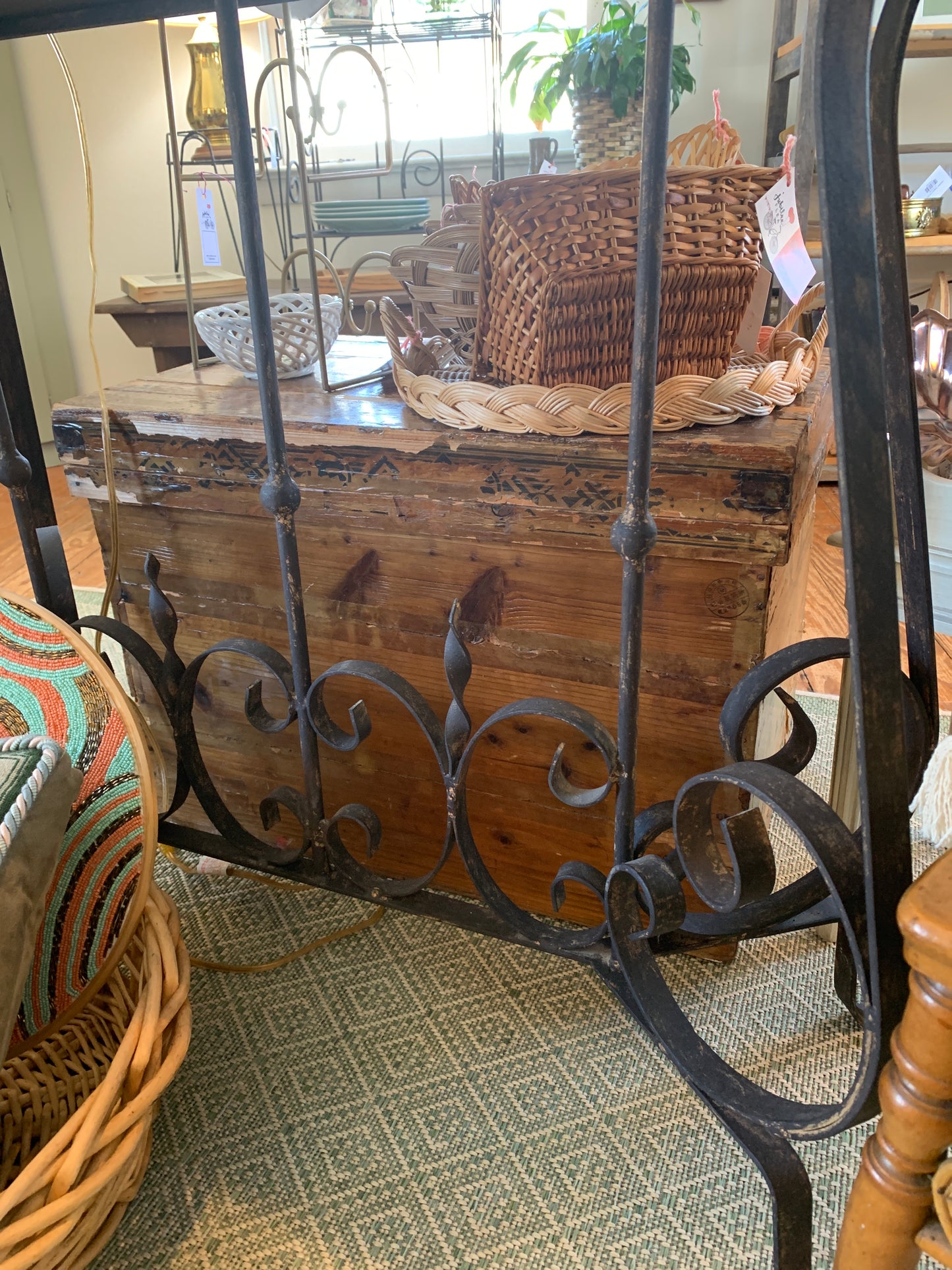 Console Table With Metal Base