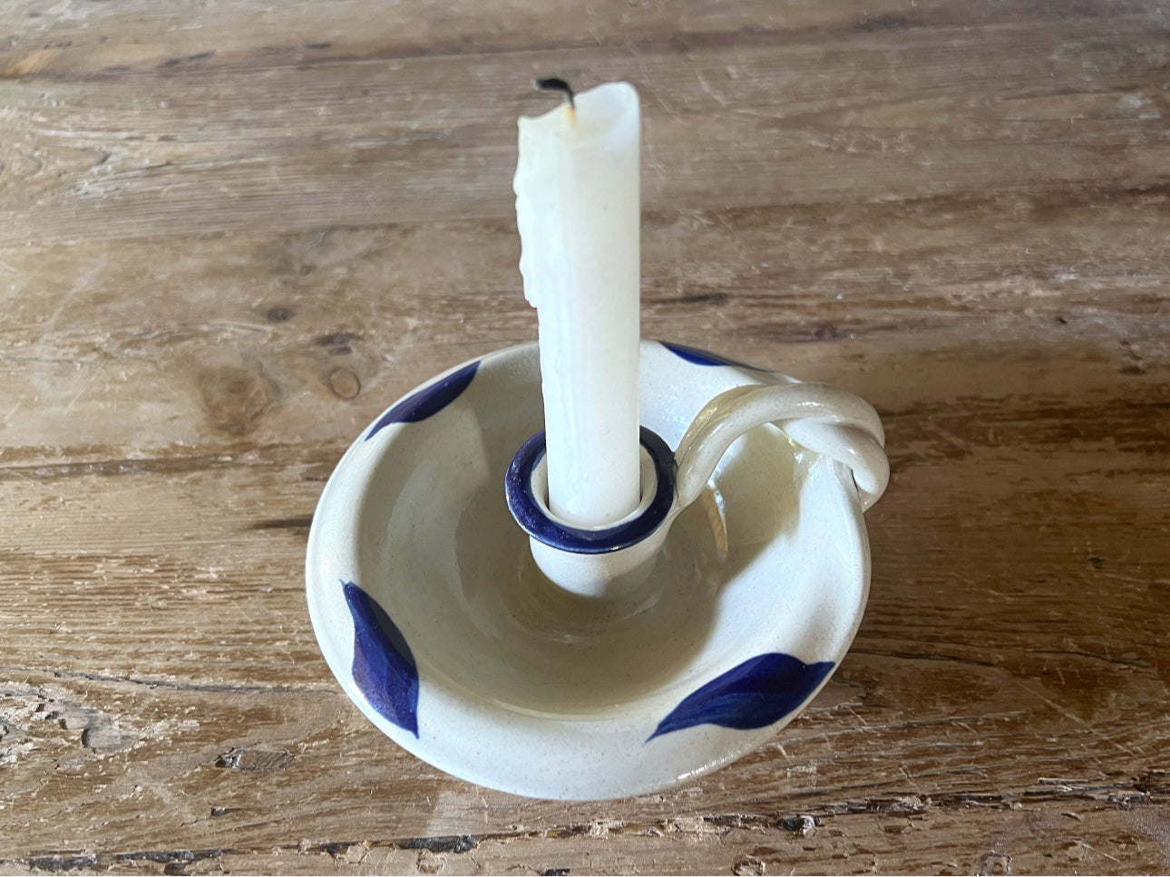 Pottery Chamberstick