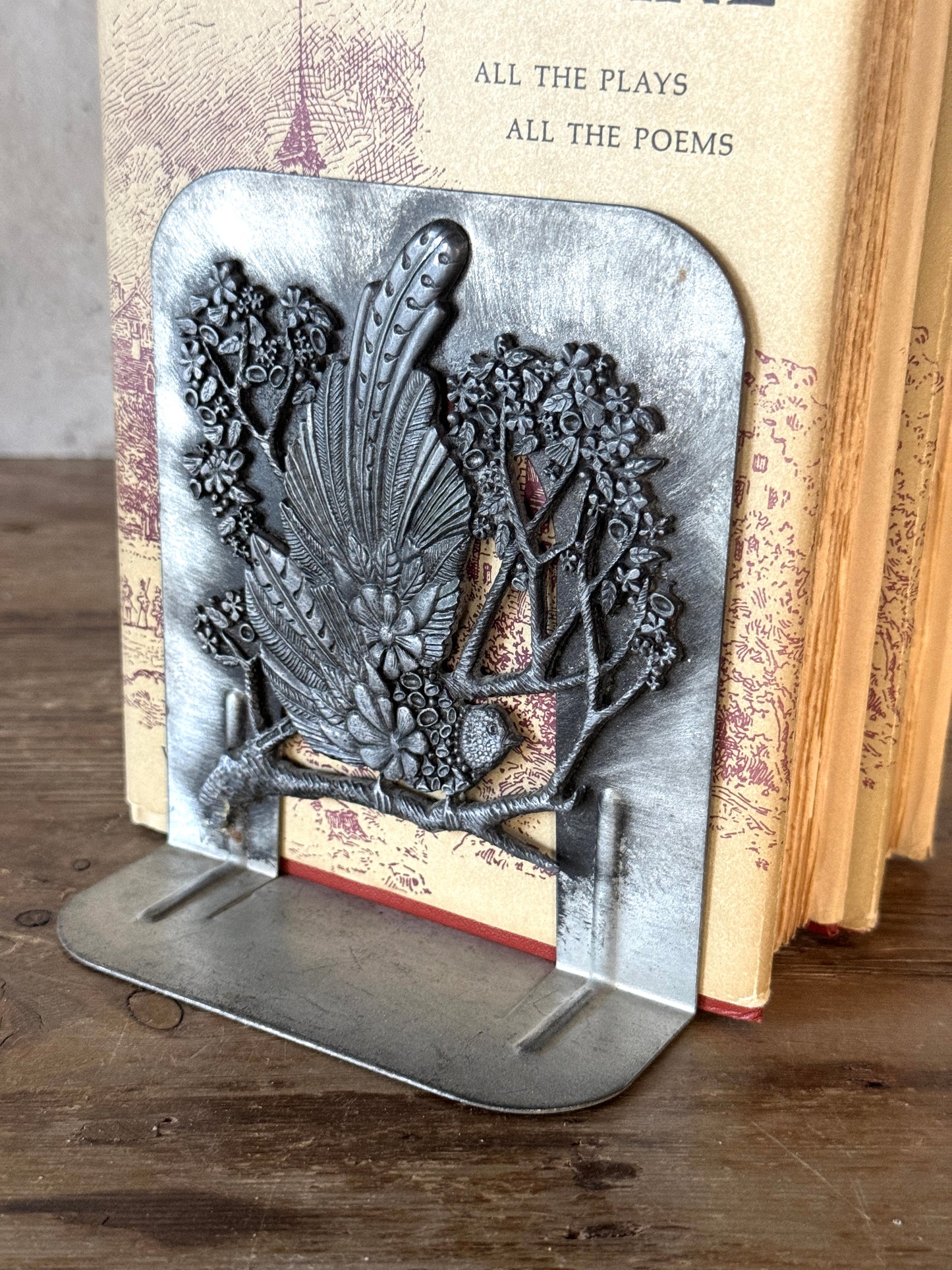 Pewter Bird Bookend