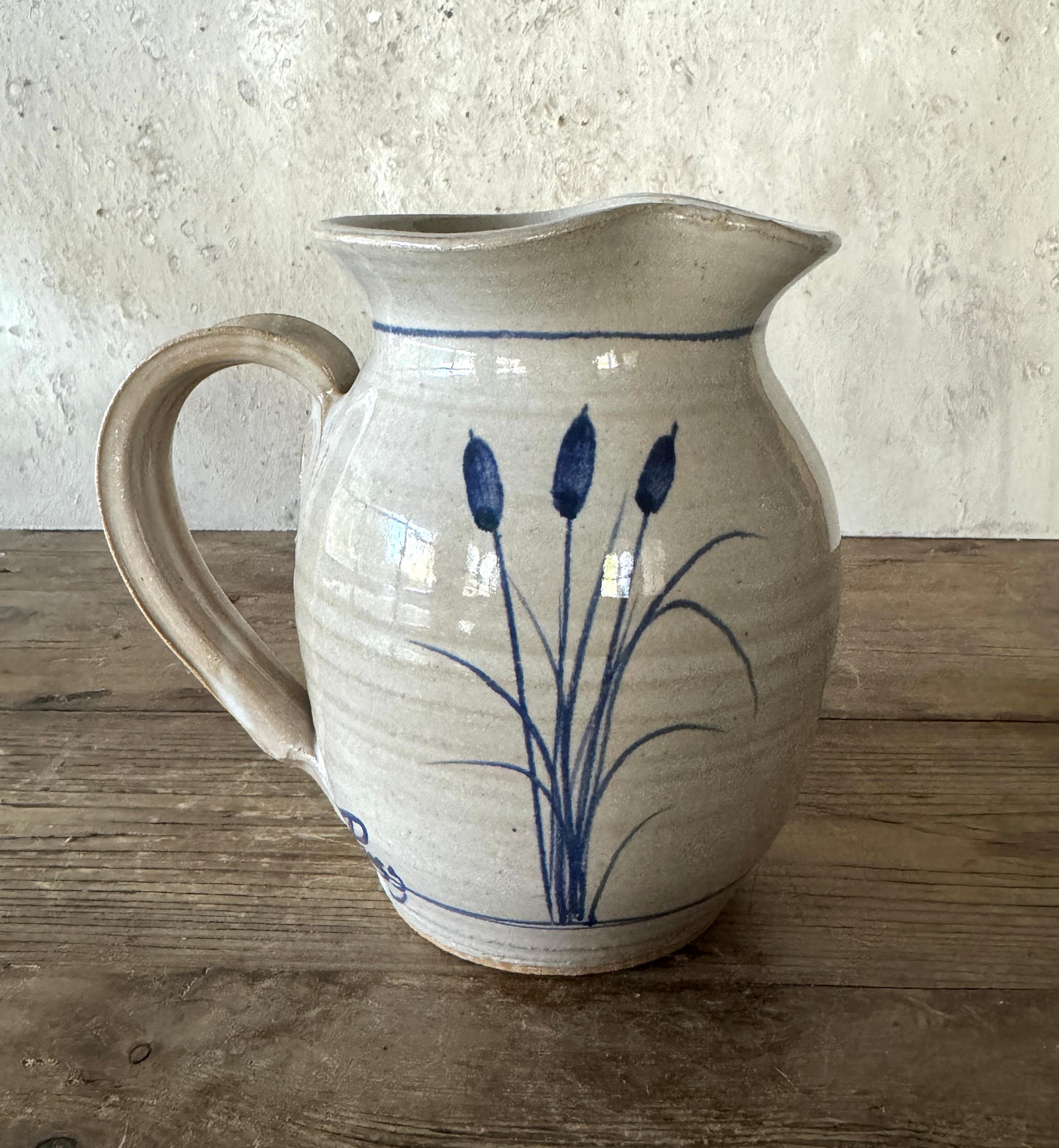 Pottery Pitcher, Signed