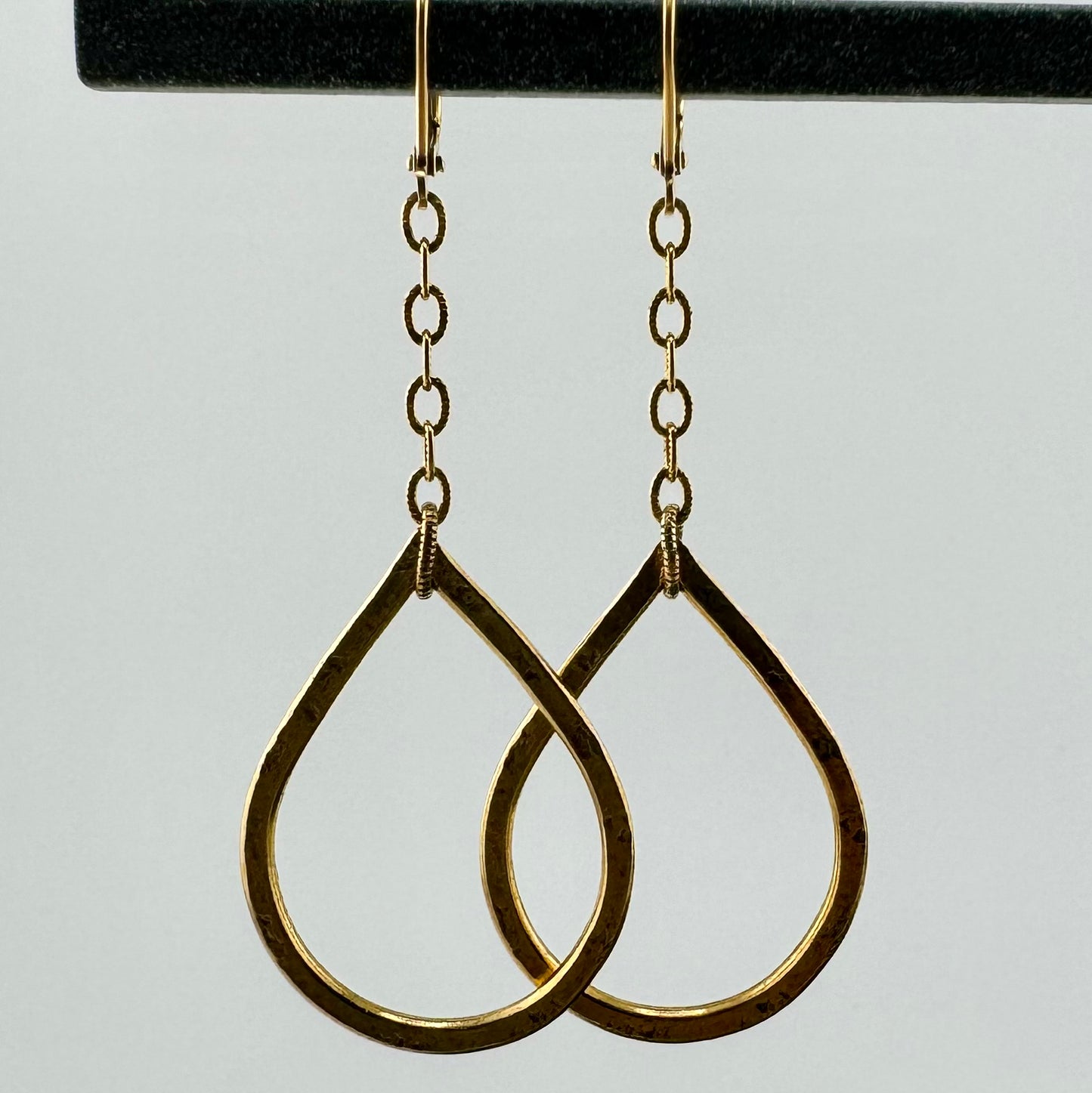 Gold Teardrop Earrings