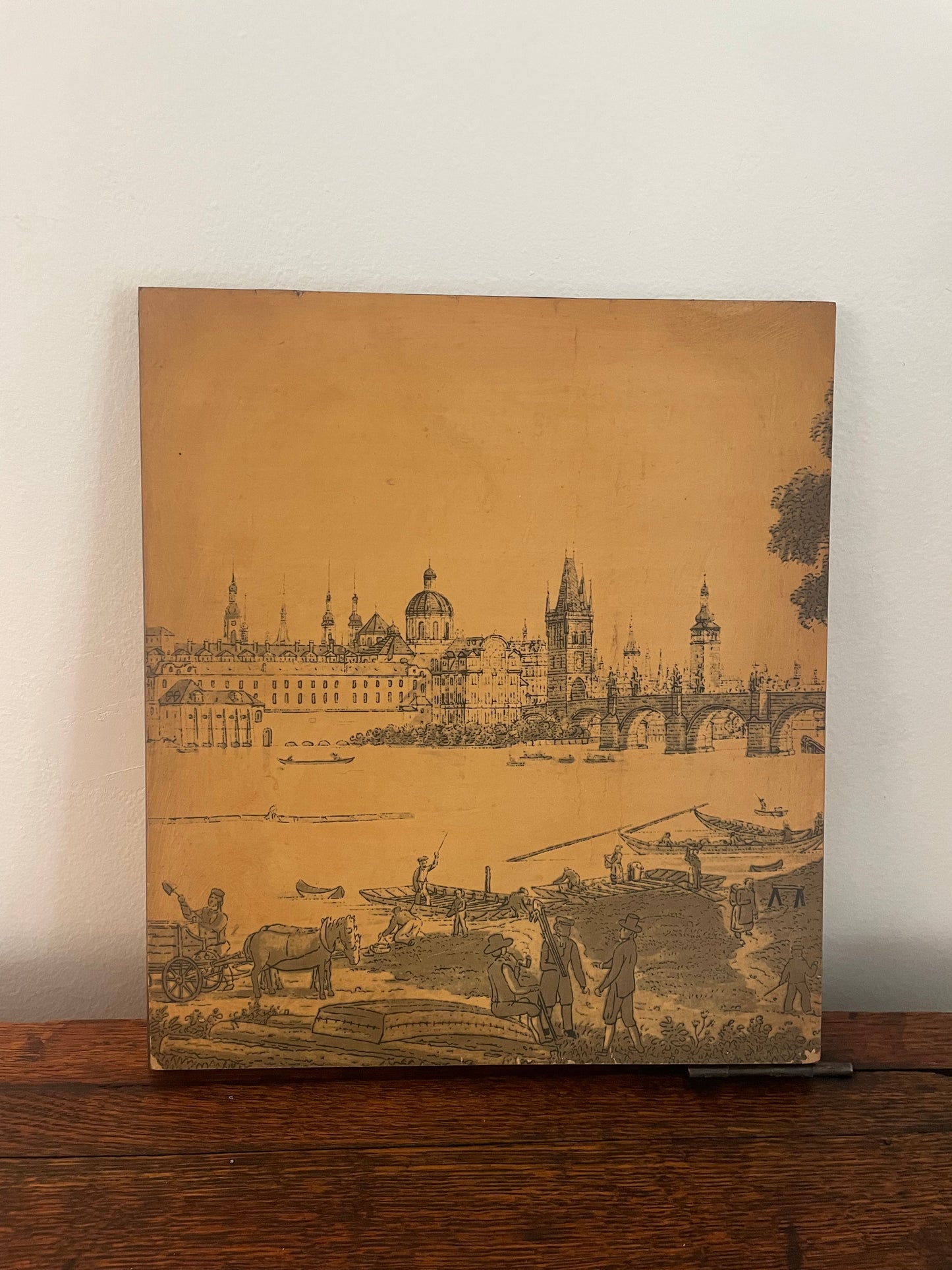 Architectural Prints on Wood