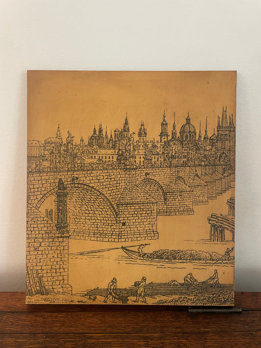 Architectural Prints on Wood