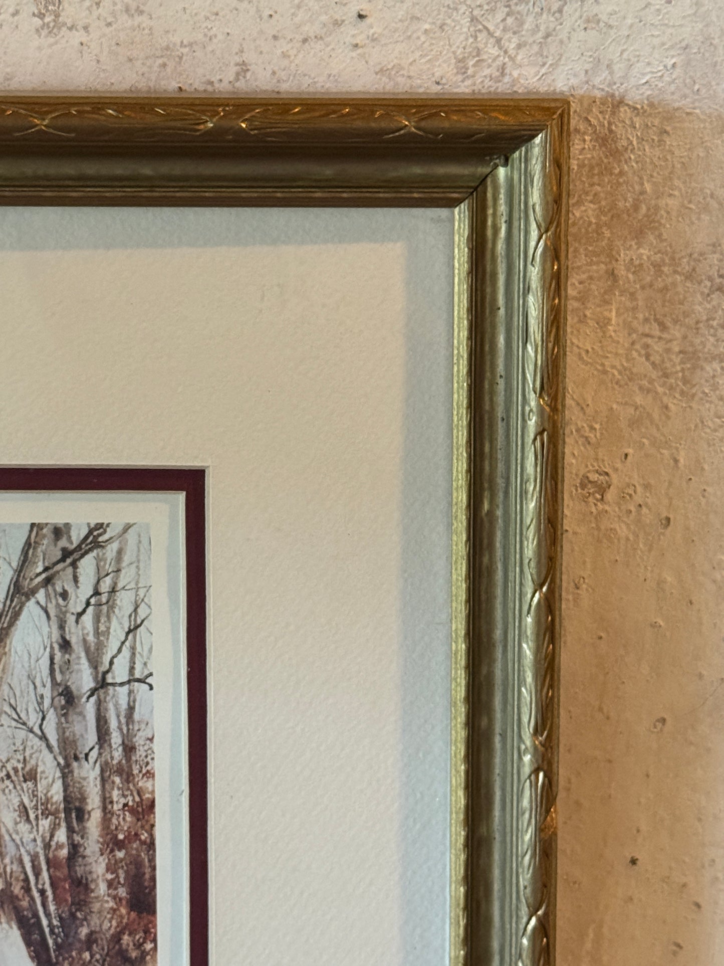 Deer Print, Framed