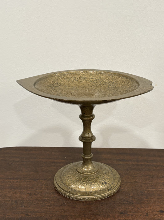 Metal Dish w/Pedestal