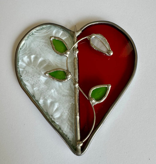 Handmade Stained Glass Heart