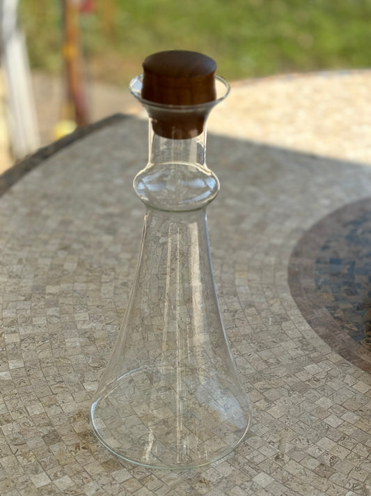 Decanter With Wooden Stopper