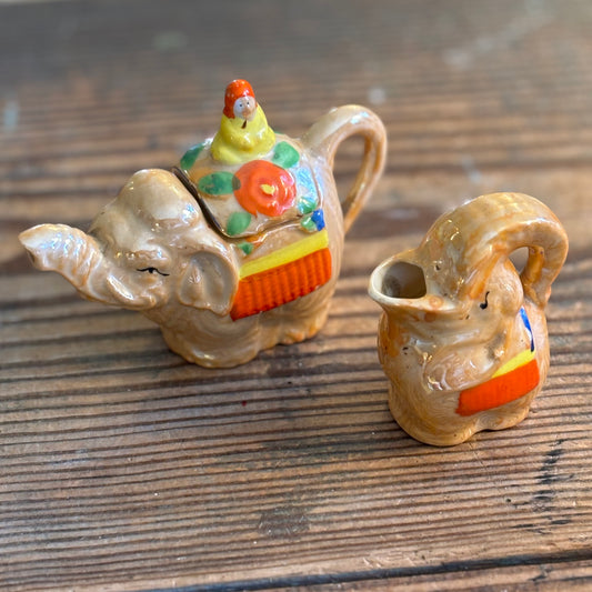 Tiny Elephant Tea Set