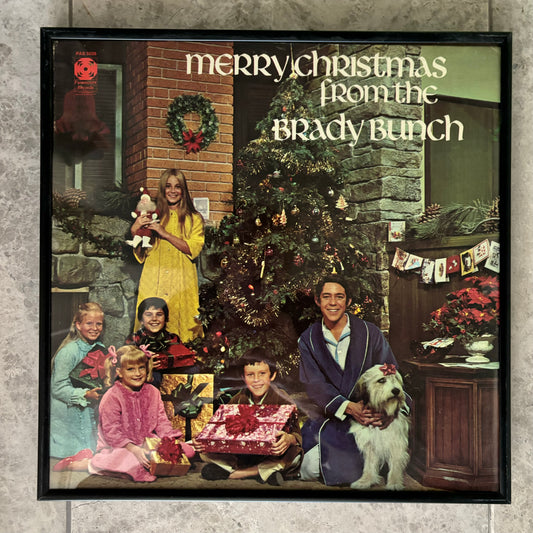 Brady Bunch Christmas Album Cover