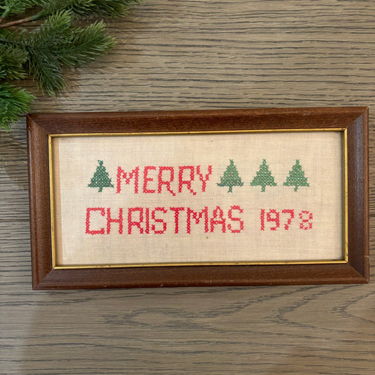 Merry Christmas Cross Stitch