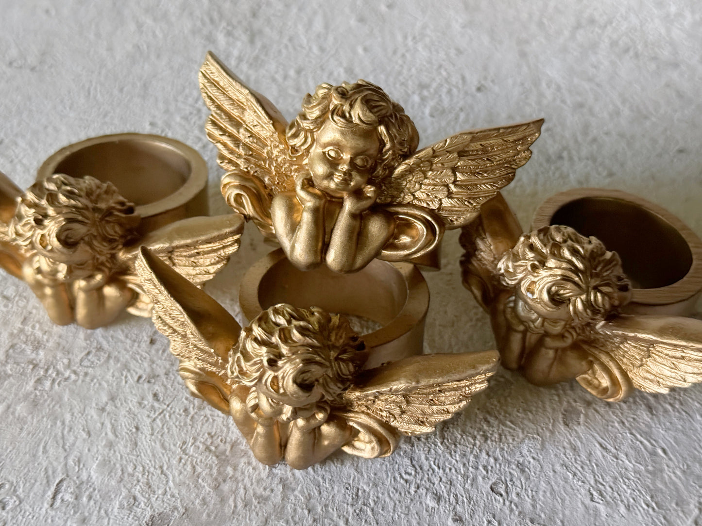 Four Angel Napkin Rings