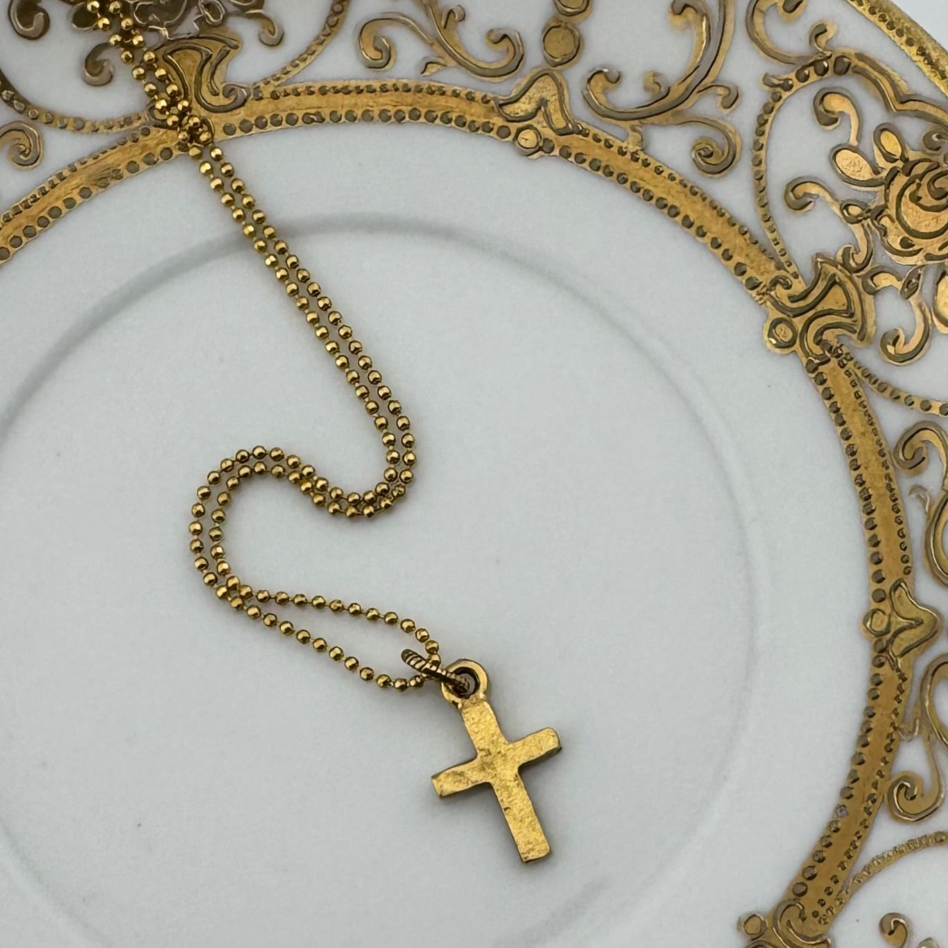 Gold Cross Pendant