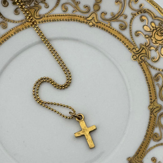 Gold Cross Pendant