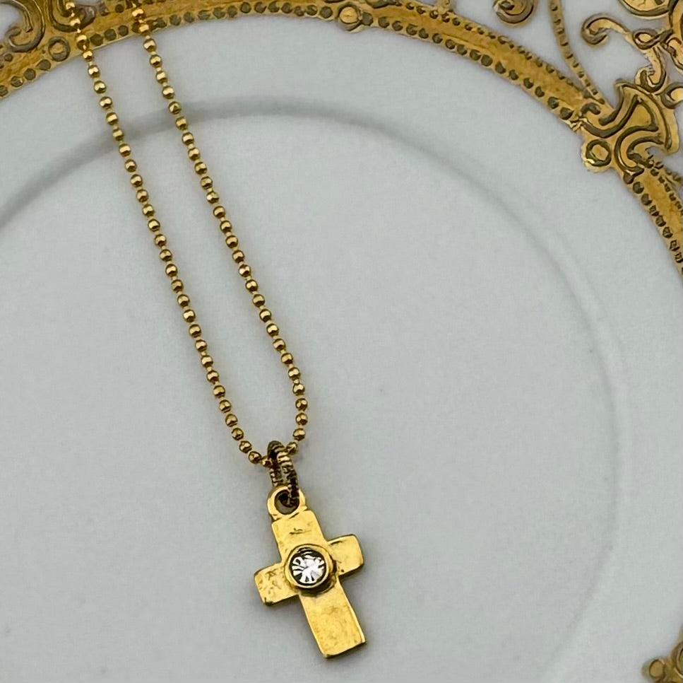 Gold Cross Pendant