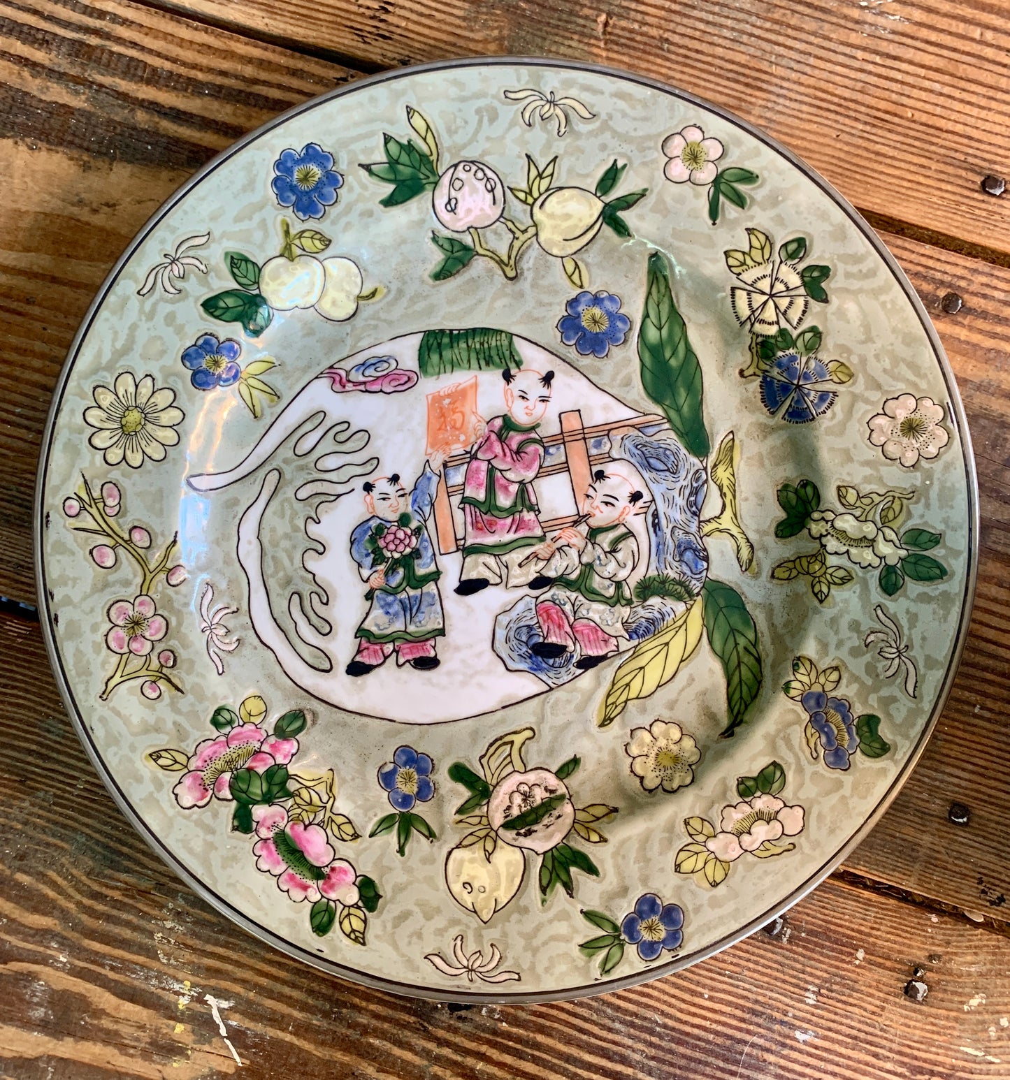 Chinese Famille Verte Plate