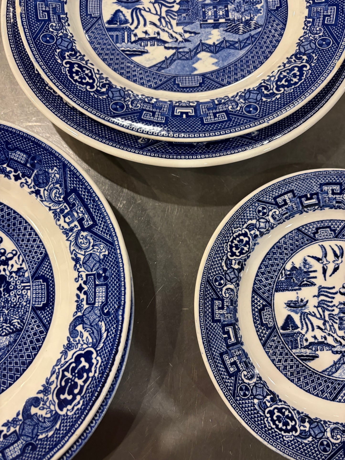 Vintage Blue Willow Ware