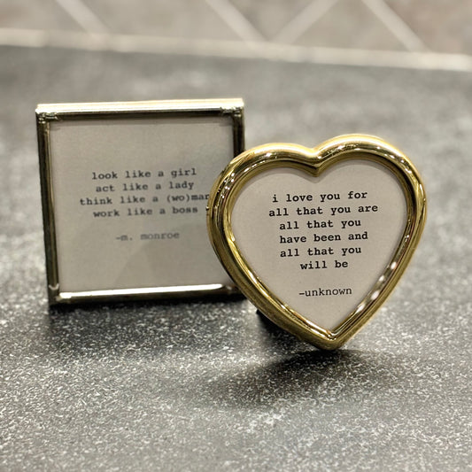 Tiny Framed Quotes