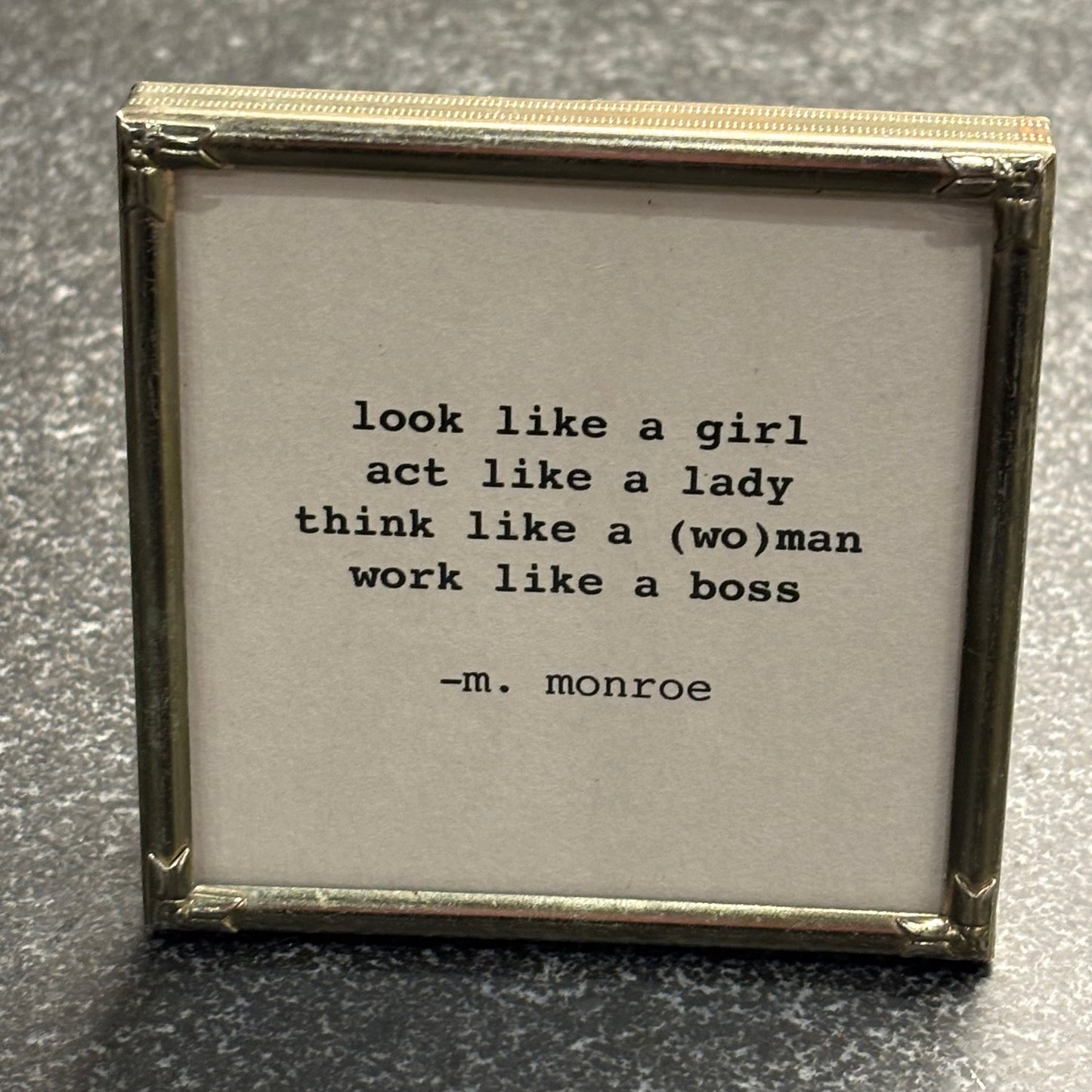 Tiny Framed Quotes