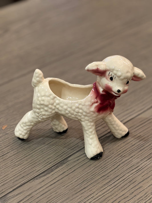 Ceramic Lamb Planter