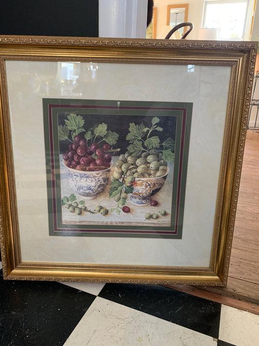 Framed Still Life, Berries