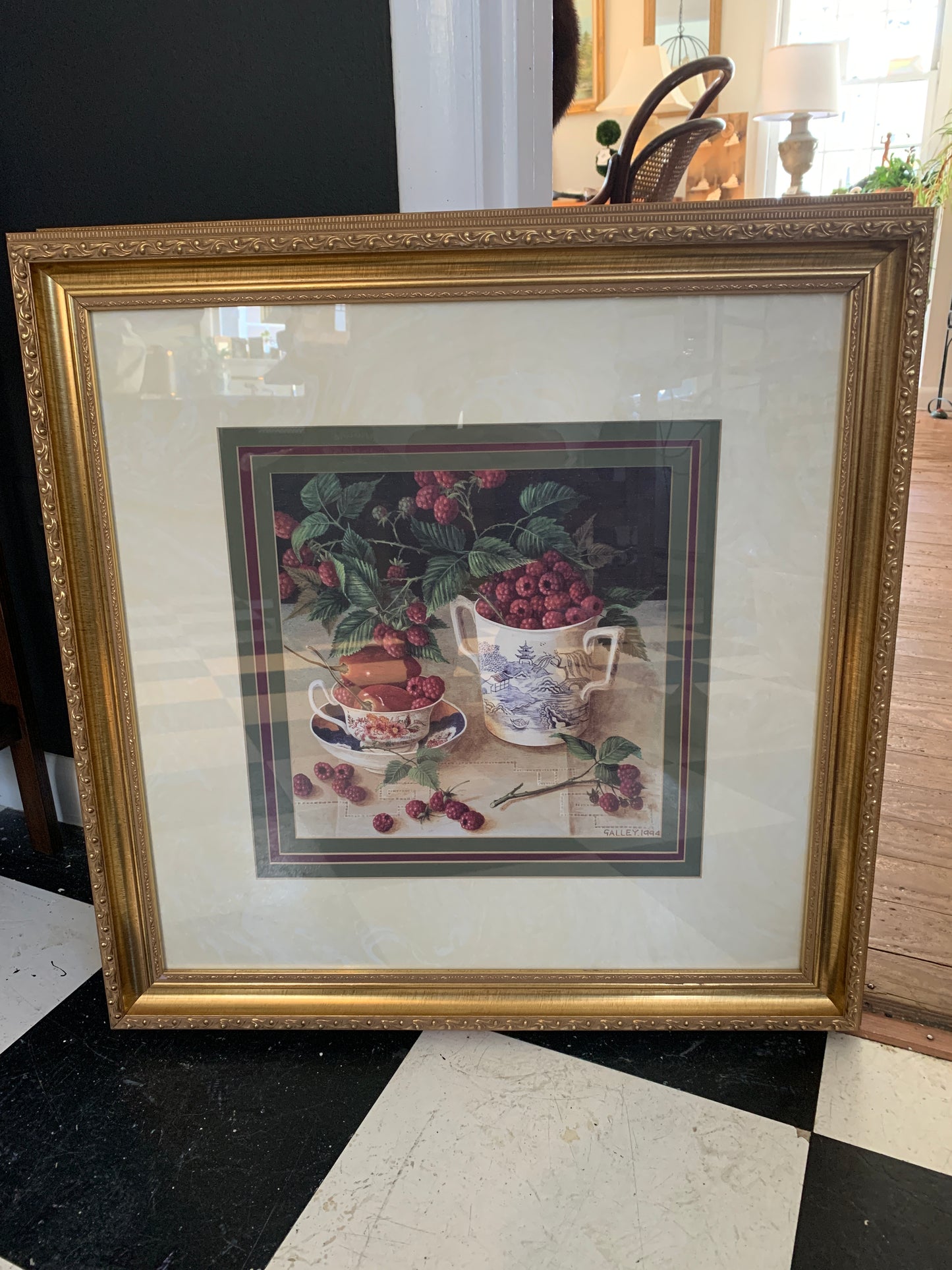 Framed Still Life, Berries