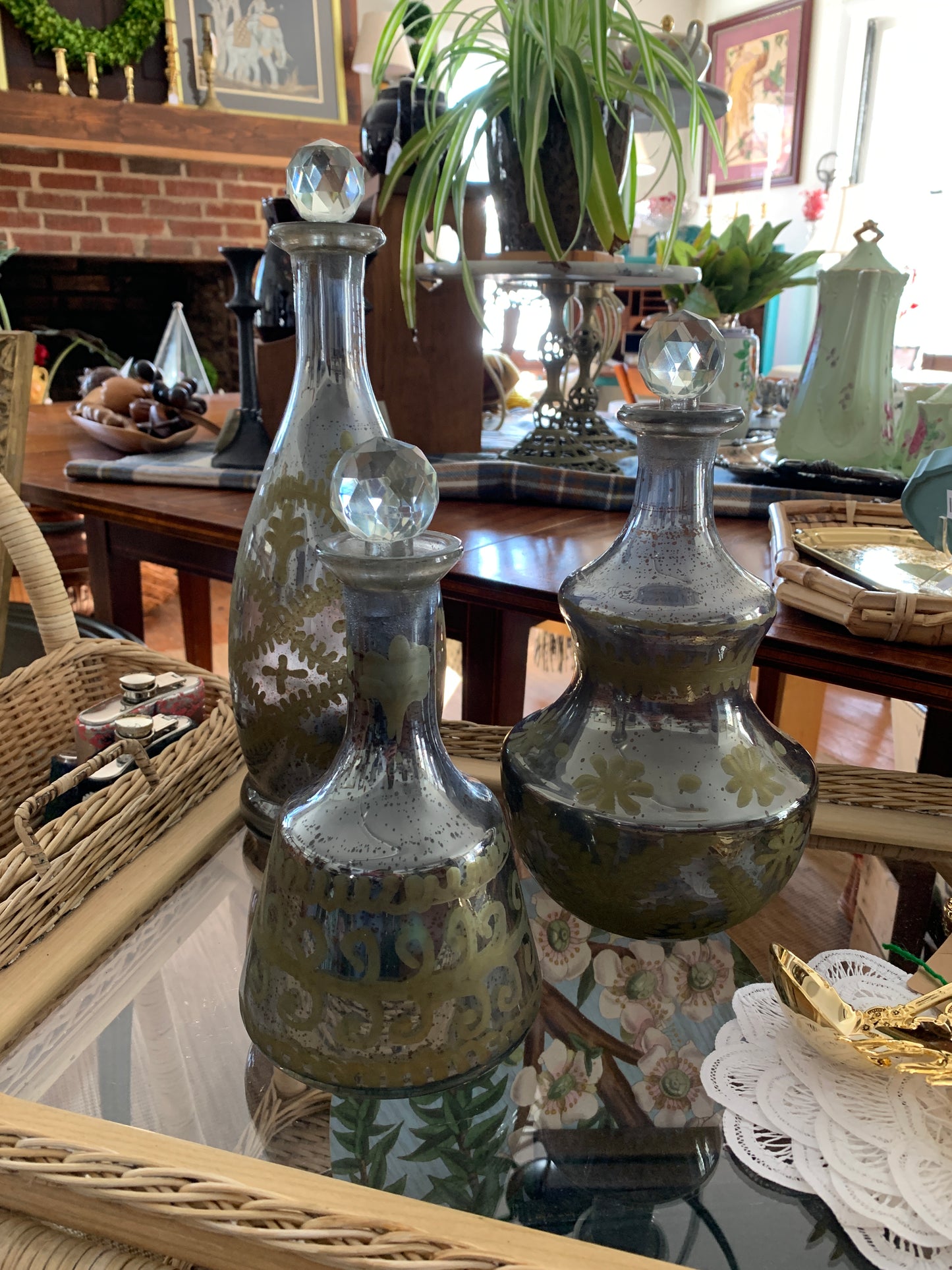 Glass Decanters (3)