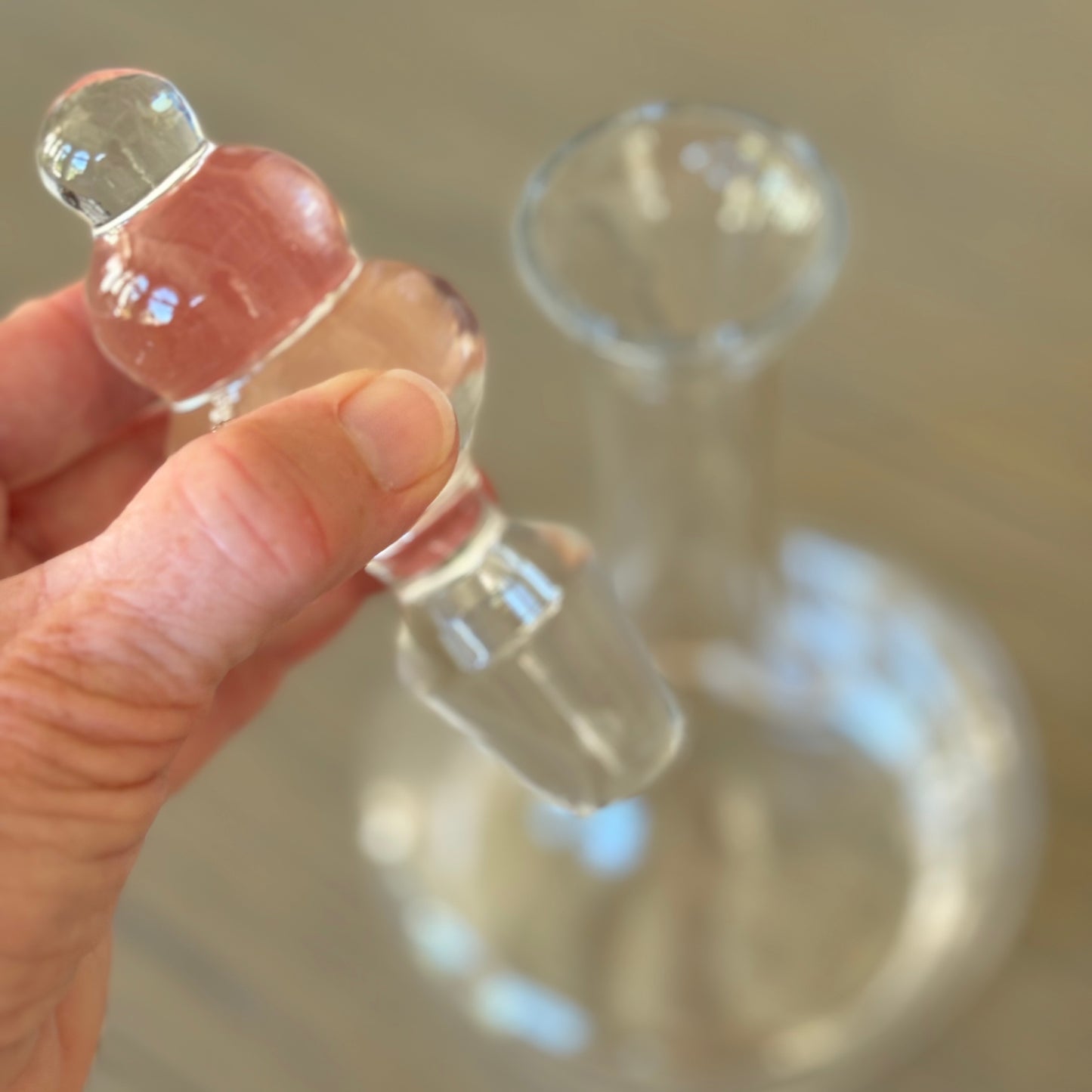 Glass Decanter With Stopper