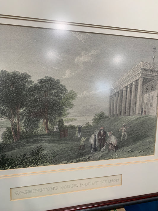 Washington's House, Mount Vernon Print