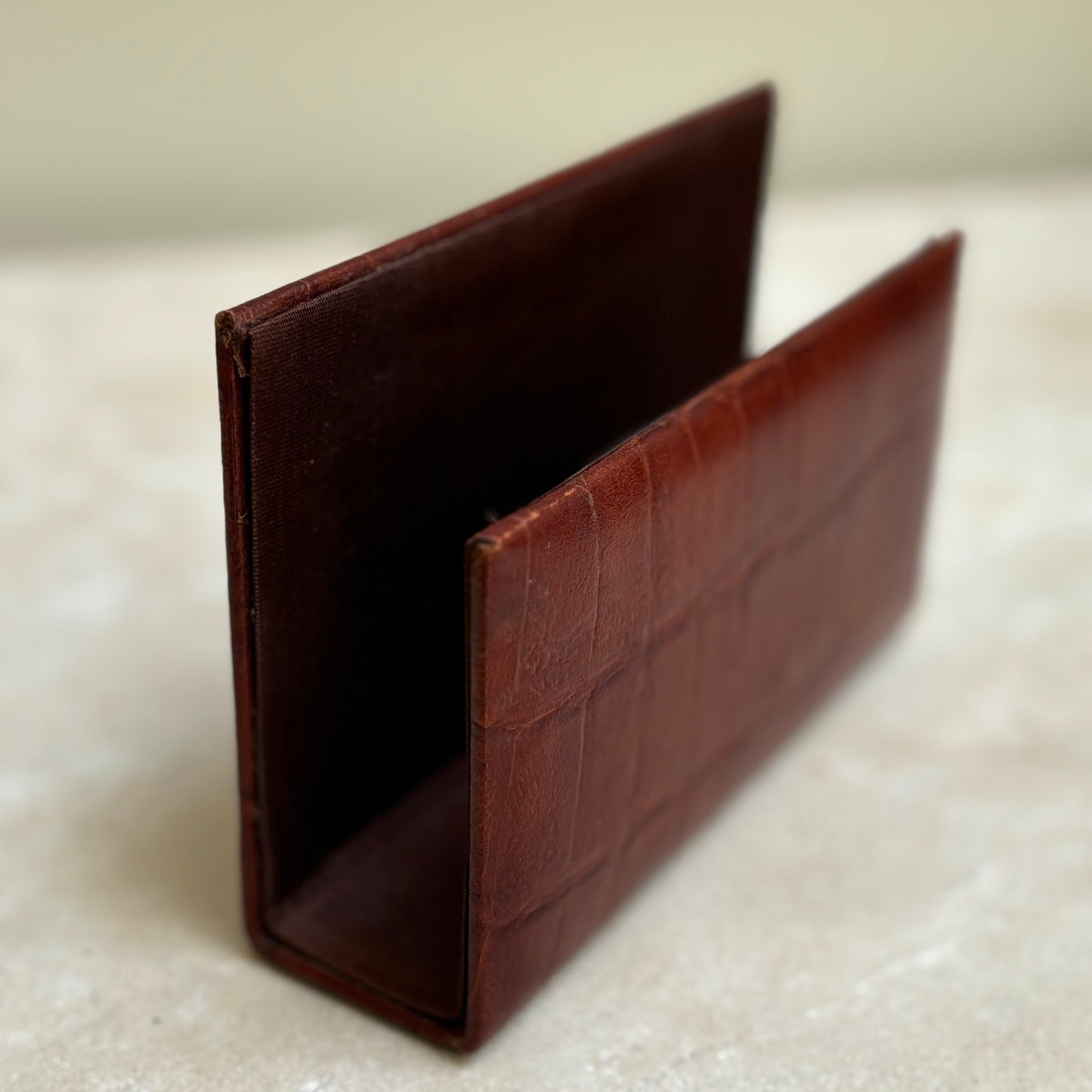 Leather Letter Holder