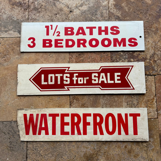 Vintage Real Estate Signs