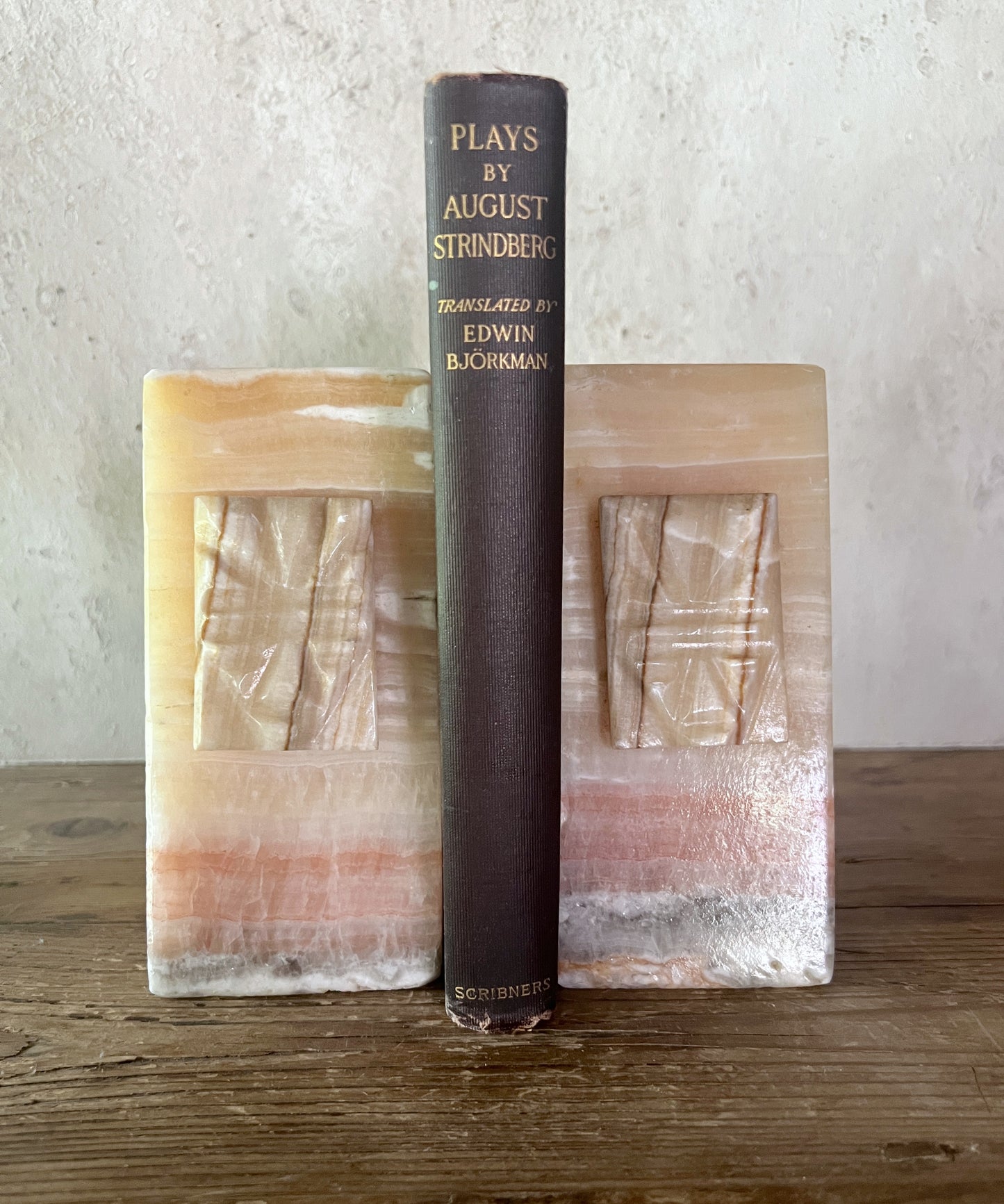 Onxy Bookends, Pair