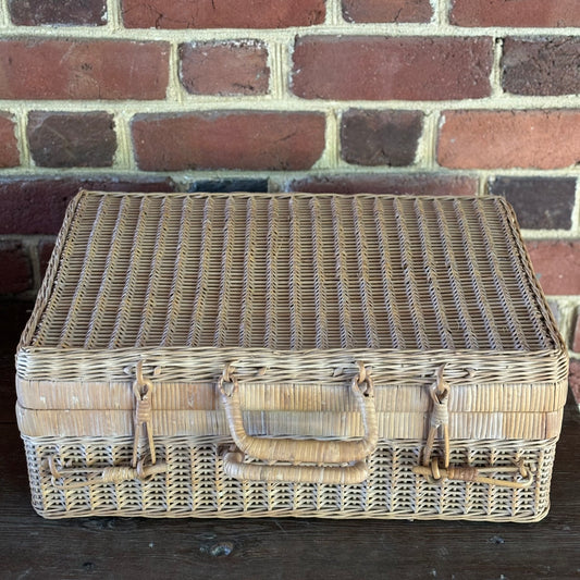 Wicker Suitcase