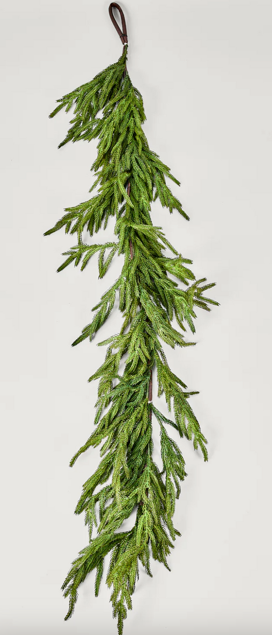 Real Touch Norfolk Pine Garland, 60"